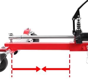 2 Pcs Car Wheel Dolly with Hydraulic Tire Jack, 1500LBS Capacity Trailer Dolly - Image 5