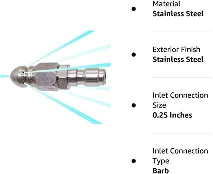 Pressure Washer Sewer Jetter Nozzle - Image 7