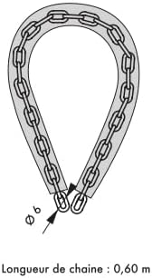 Heavy-Duty Chain Lock – 3.94ft Hardened Steel, 10mm Cut-Resistant Links - Image 8