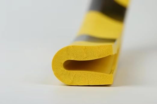 Heavy-Duty Corner Guards – 5M Self-Adhesive Yellow/Black NBR Rubber Wall - Image 3