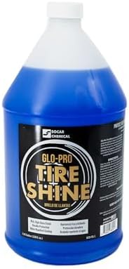 Glo-Pro Tire Shine, 128 oz, 1 Gallon, High Gloss Tire Dressing, Professional - Image 2