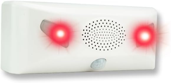 Sound Strobe Warning Lights, LED Intelligent Microwave Sensor Automatic Voice by JRGKJCP
