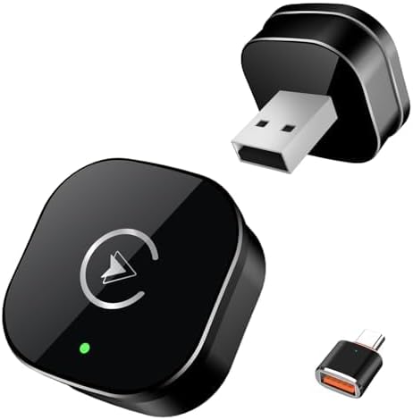 Wireless CarPlay Adapter for iPhone, Mini USB Design for Cars by Unknown