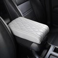 Leather Car Armrest Box Mat by Unknown