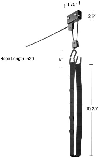 RAD Sportz Kayak Hoist 2-Pack Quality Garage Storage Canoe Lift - Image 8