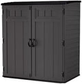 Outdoor Storage Shed, Extra Large Vertical, Dark Gray by Unknown