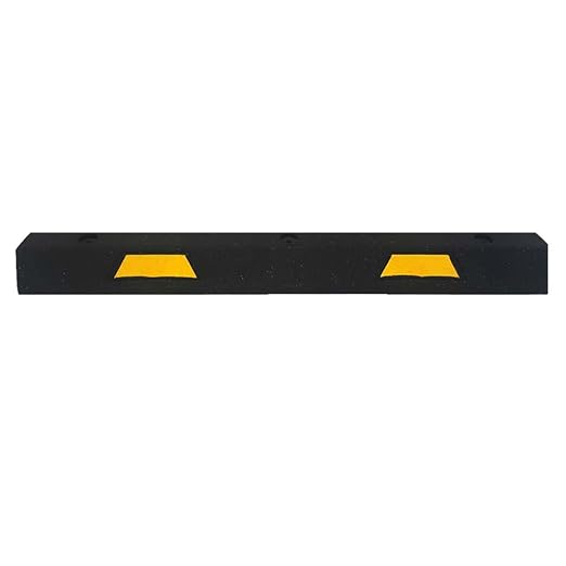 Plasticade 4' Rubber Car Parking Stop - Image 2