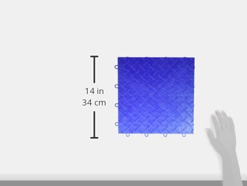 Big Floors RaceDeck Diamond Plate Design, Durable Interlocking Modular Garage - Image 3