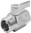 beduan Stainless Steel 3/4" Shut Off Valve GHT Thread Garden Hose Heavy Duty by Beduan