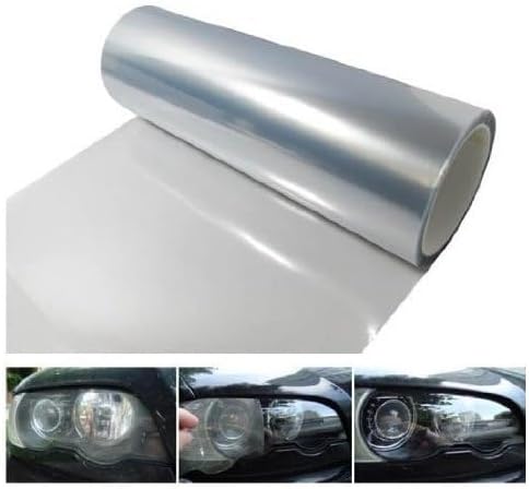 12 by 48 Inches Self Adhesive Headlight, Tail Lights, Fog Lights Tint Vinyl Film - Image 2