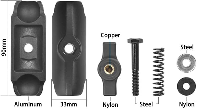 Strg Phone Mount with Drill-Down Round Base with Medium B Size 1" Ball Double - Image 4