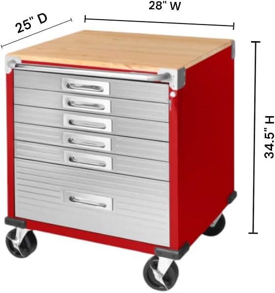 Heavy Duty Rolling Storage Cabinet - Image 3
