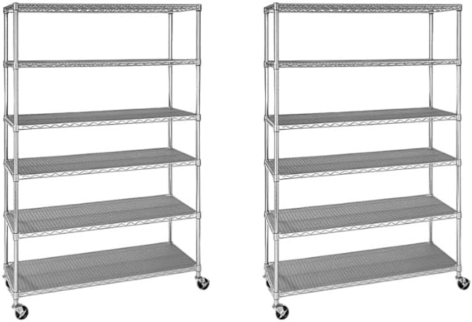 Organize in Style with The Members Mark 6-Tier NSF Heavy Duty Wire Shelving by Unknown