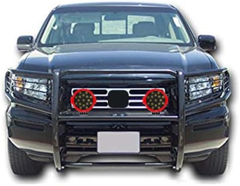 Black Horse Grille Brush Bumper Guard Modular Black Come - Image 2