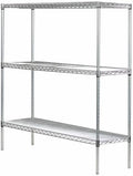 Omega 30" Deep x 60" Wide x 63" High 3 Tier Gray Starter Shelving Unit by OmegaProductsCorporation