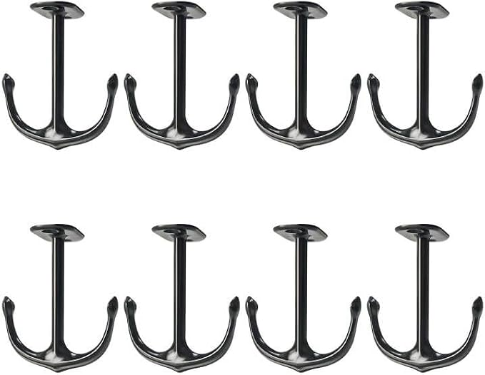 Anchor Two Prong Ceiling Hook for Closet Top Bathroom Kitchen Cabinet Garage by DEEKOUDT