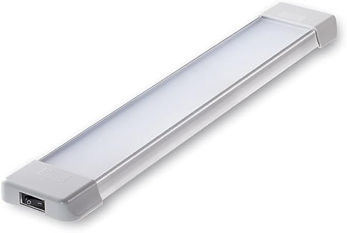 LED Interior Utility Light Fixture 14.6" x 2.6", High Lumen-Output Low Current by Raycharm