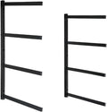 ​Lumber Storage Rack Metal Shelf Brackets, Sturdy Multipurpose Racking by Unknown