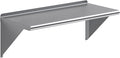 AmGood 36" Long X 16" Deep Stainless Steel Wall Shelf | NSF Certified | by AmGood