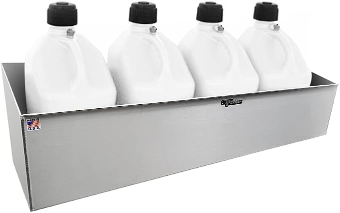 Pit Posse 431 Utility Fuel Jug Rack Holder Shelf 46" Fits 4 Five Gallon Jugs by PITPOSSEMOTORSPORTS