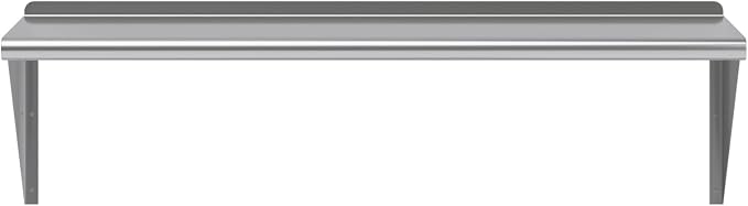 AmGood 48" Long X 18" Deep Stainless Steel Wall Shelf | NSF Certified | - Image 4