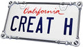 Creathome 3D Chrome License Plate Frames, Pure Zinc Alloy Metal by creathome