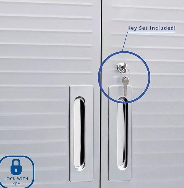 Heavy Duty 8-Piece Steel Garage Cabinet Storage Set - Image 6