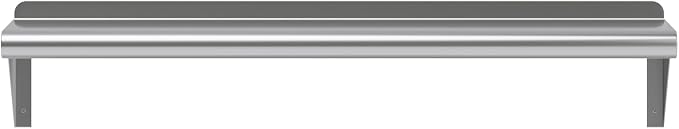 AmGood 8" X 36" Stainless Steel Wall Shelf | Metal Shelving | Garage, Utility - Image 4