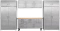 Heavy Duty 8-Piece Steel Garage Cabinet Storage Set by Unknown