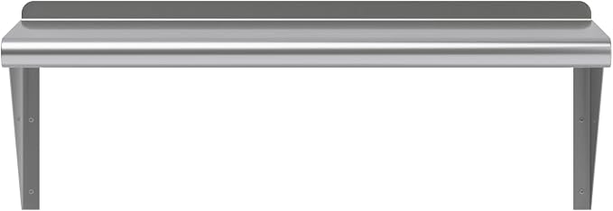 AmGood 12" X 30" Stainless Steel Wall Shelf | NSF Certified Metal Shelving - Image 4