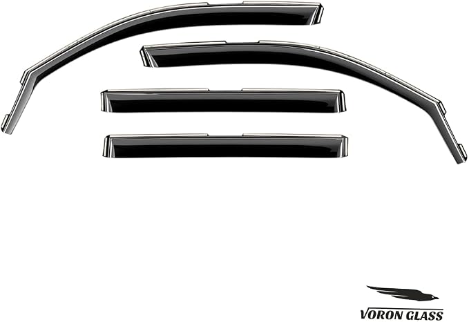 Voron Glass in-Channel Extra Durable Rain Guards - Image 7