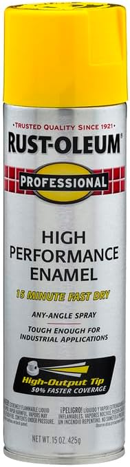 Rust-Oleum 7543838-6PK Professional High Performance Enamel Spray Paint - Image 3