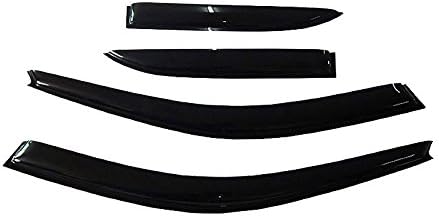 Wind Deflector Compatible with 1997-2001 Toyota Camry Smoke Sun/Rain Guard by GLDIFA