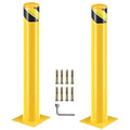 Bollard Post, Steel Bollards, Safety Bollard Yellow Powder Coated Parking by Bstyjqxh