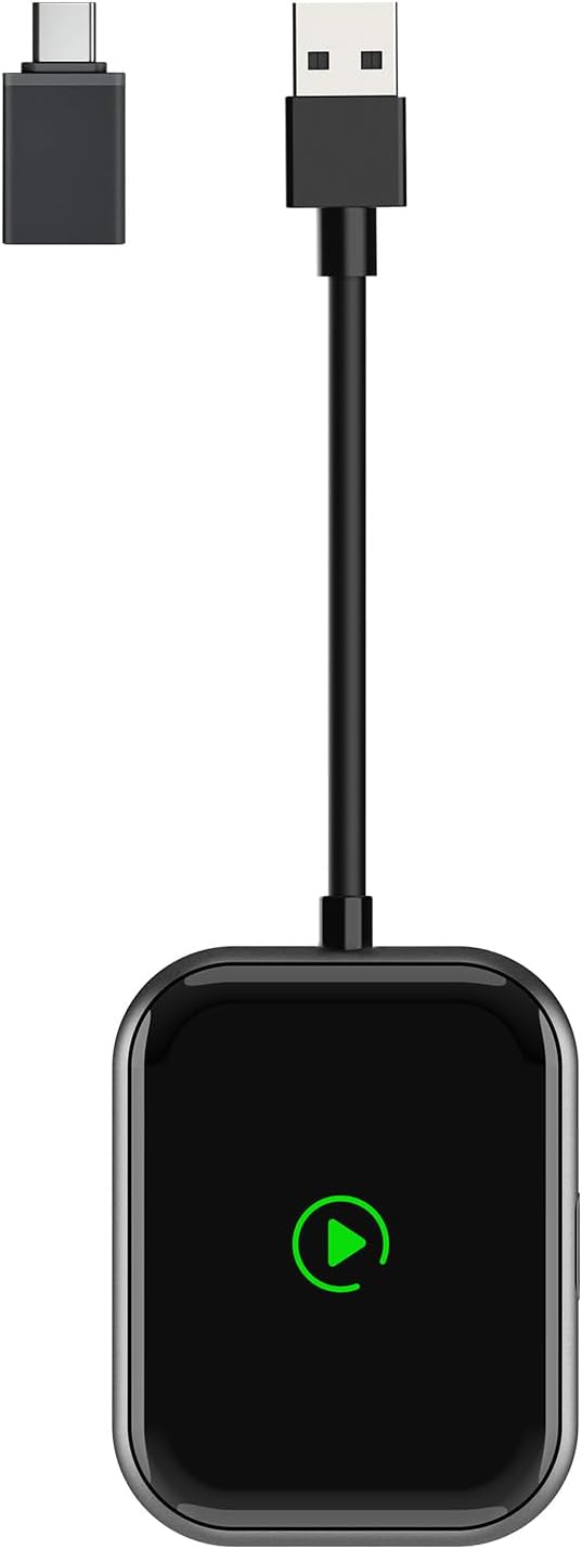 Wireless CarPlay & Android Auto Adapter – 2-in-1 Plug & Play Solution, Converts by AACPLAY