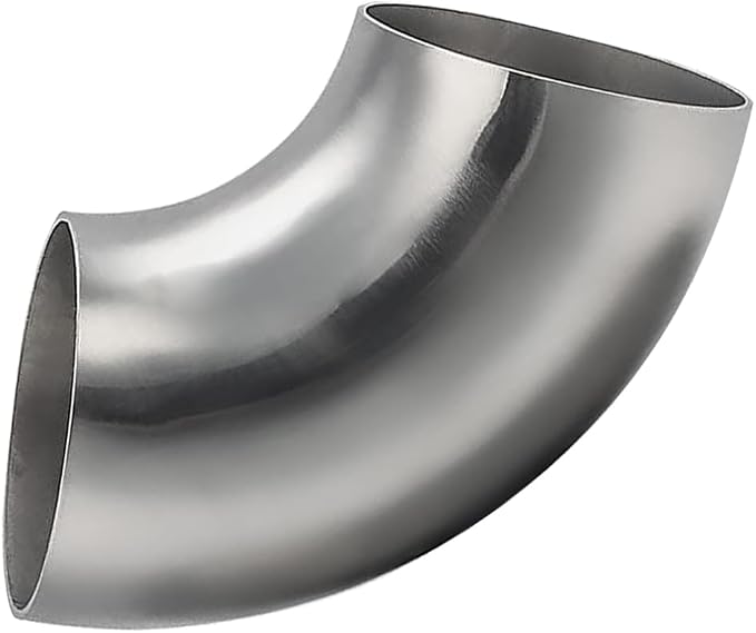 Cotonake OD 5 Inch 90 Degree SS304 Stainless Steel Bend Tube Exhaust Elbow Pipe by Cotonlake