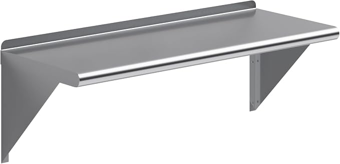 AmGood 36" Long X 14" Deep Stainless Steel Wall Shelf | NSF Certified | by AmGood