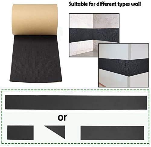 Car Door Protector Bump Body Guard, 1/4" Sectional Foam Sticking Garage Wall - Image 8