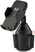 Cup Holder Phone Mount with Wireless Charger, Quick-Push Release Button by Unknown