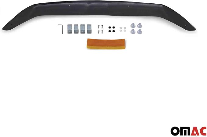 OMAC Front Bug Shield Hood Deflector Guard fits Hyundai Tucson 2022-2025 Black - Image 6