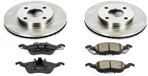 POWERSTOP KOE1358 Autospecialty Front Replacement Brake Kit-OE Brake Rotors & - Image 2