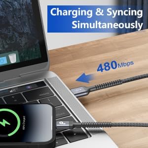 USB C Cable 10FT, iPhone USBC Cable 3A Fast Charging Upgraded Extra Durable - Image 4