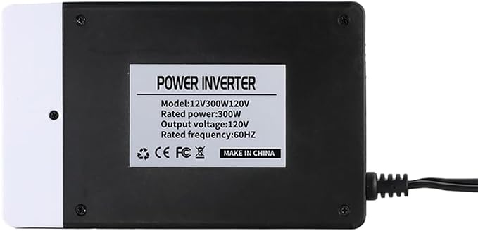 300W Car Power Inverter, DC 12V to 110V AC Car Plug Adapter Outlet - Image 7