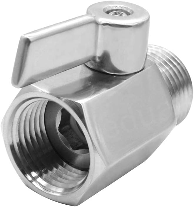 beduan Stainless Steel 3/4" Shut Off Valve GHT Thread Garden Hose Heavy Duty - Image 3