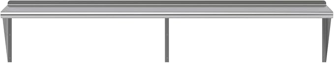 AmGood 72" Long X 18" Deep Stainless Steel Wall Shelf | NSF Certified | - Image 4