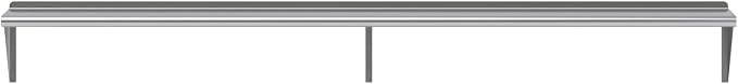 AmGood 96" Long X 12" Deep Stainless Steel Wall Shelf | NSF Certified | - Image 4