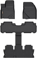 Binmotor-TPE Floor Mats for Toyota Highlander 2014-2019 7 & 8 Seats, All by VisittheBinmotor