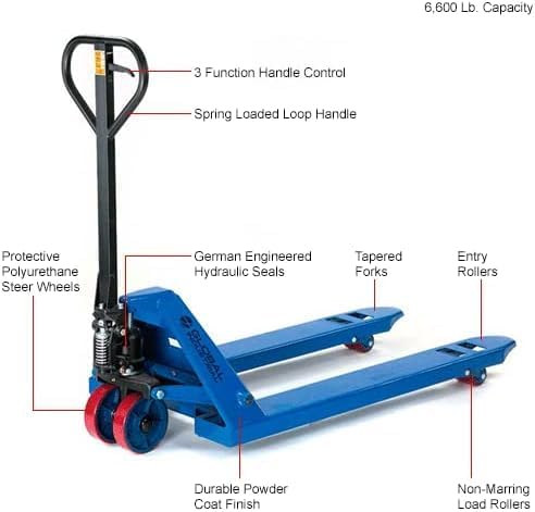Global Industrial High Capacity Pallet Jack - Image 6