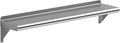 AmGood 8" X 36" Stainless Steel Wall Shelf | Metal Shelving | Garage, Utility by AmGood