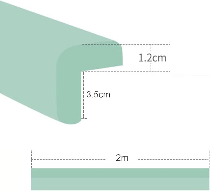 XPLKQXE Sharp Edge Safety Corner Edge Foam Padding, Edge Guards Bumpers 3M - Image 6
